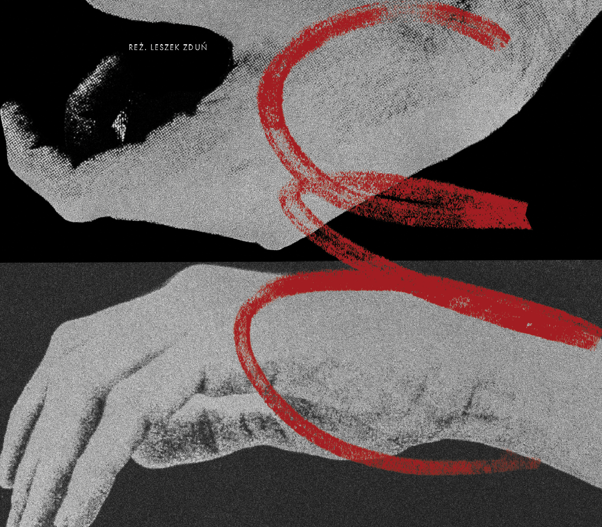 spektakl 
przez ścianę