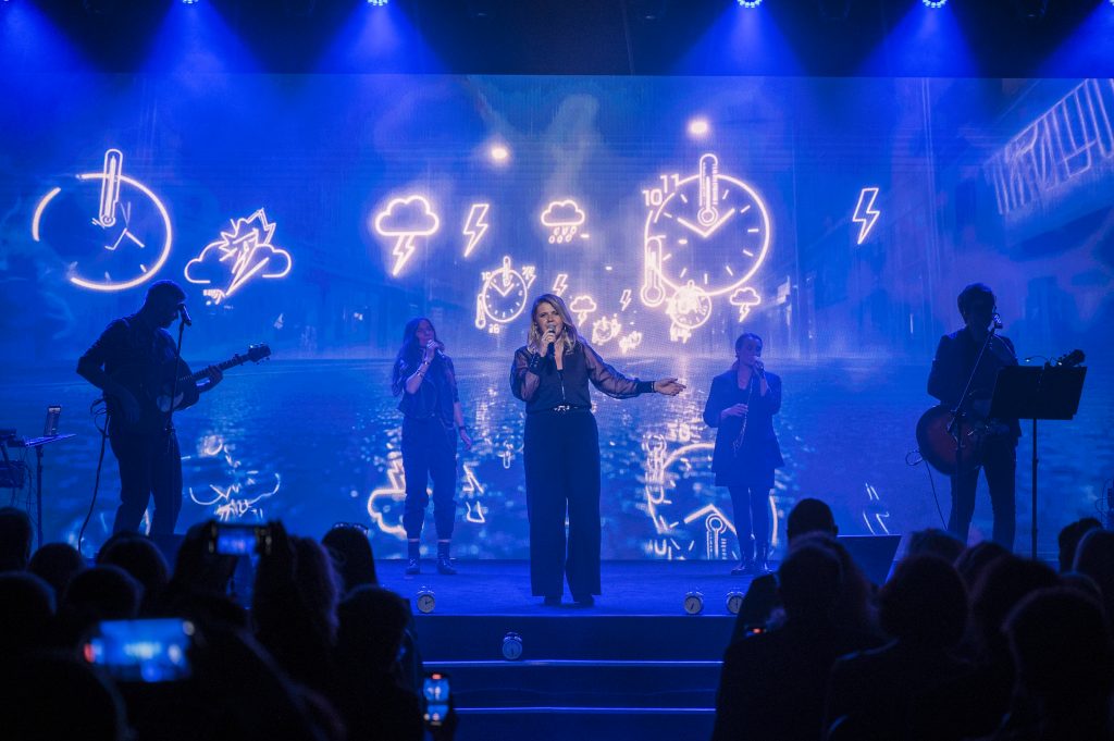 Koncert "Z biegiem czasu", zespół na scenie