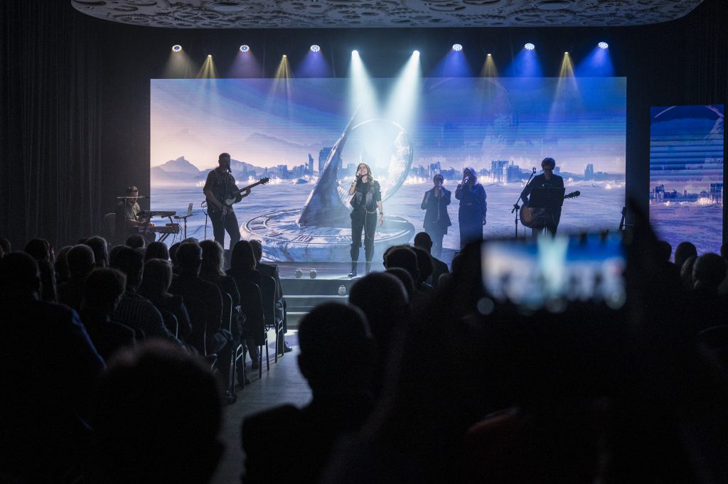 Koncert "Z biegiem czasu", zespół na scenie